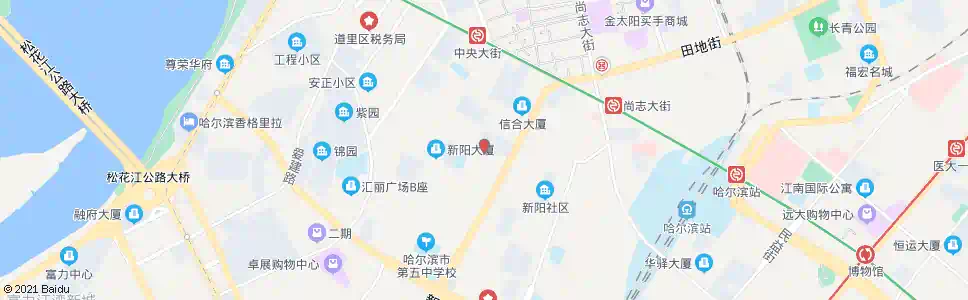 哈尔滨安宁街_公交站地图_哈尔滨公交_妙搜公交查询2025