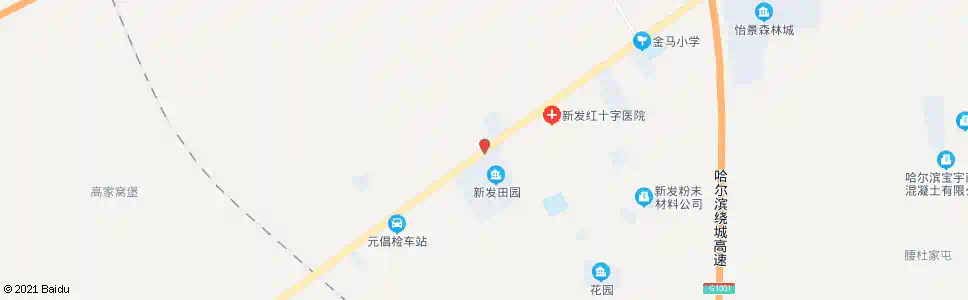 哈尔滨薛家田园小区_公交站地图_哈尔滨公交_妙搜公交查询2025