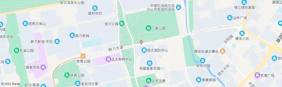 哈尔滨群力大道(景江东路口)_公交站地图_哈尔滨公交_妙搜公交查询2025