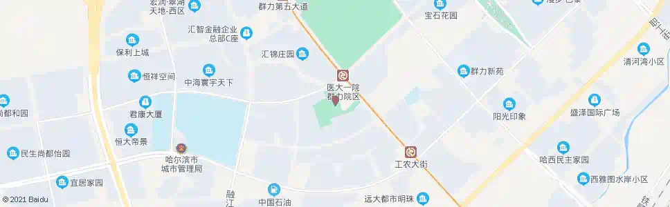 哈尔滨雨阳公园_公交站地图_哈尔滨公交_妙搜公交查询2025