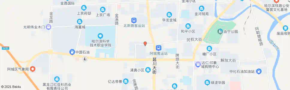 哈尔滨庆客隆广场_公交站地图_哈尔滨公交_妙搜公交查询2025