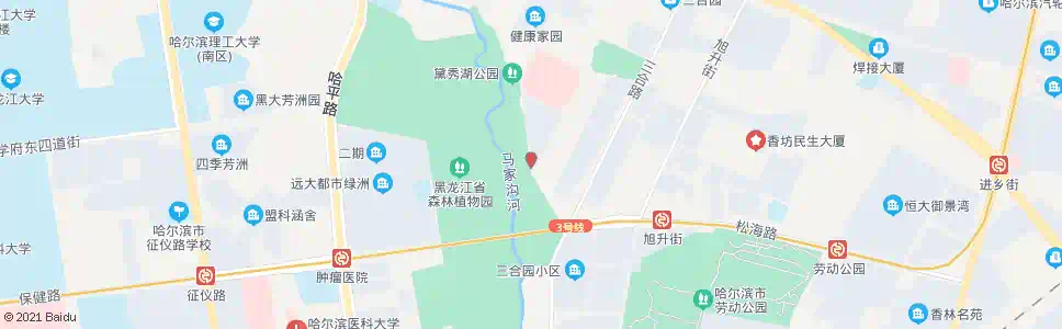 哈尔滨健康桥_公交站地图_哈尔滨公交_妙搜公交查询2025