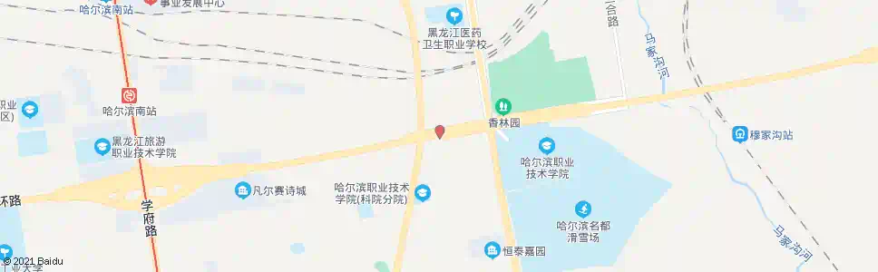 哈尔滨三环路与广信路交口_公交站地图_哈尔滨公交_妙搜公交查询2025