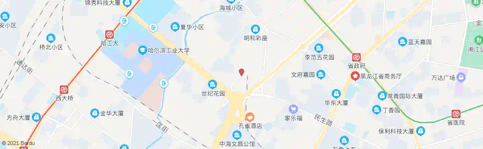 哈尔滨文成街_公交站地图_哈尔滨公交_妙搜公交查询2025