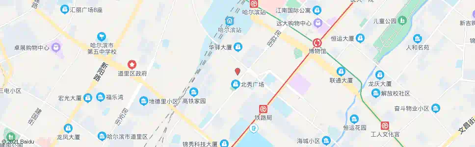 哈尔滨夹树街_公交站地图_哈尔滨公交_妙搜公交查询2025