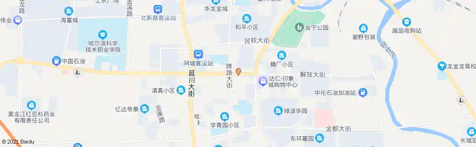 哈尔滨邮政大厦_公交站地图_哈尔滨公交_妙搜公交查询2025