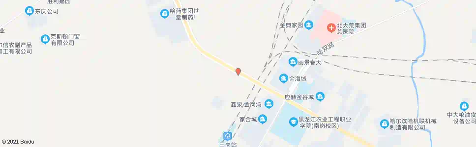 哈尔滨王岗三道街_公交站地图_哈尔滨公交_妙搜公交查询2025