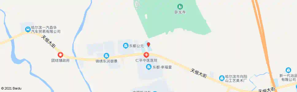 哈尔滨九十中学_公交站地图_哈尔滨公交_妙搜公交查询2025