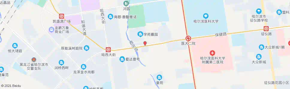 哈尔滨哈药小区_公交站地图_哈尔滨公交_妙搜公交查询2025