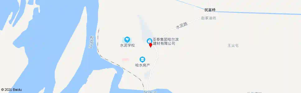 哈尔滨水泥厂_公交站地图_哈尔滨公交_妙搜公交查询2025