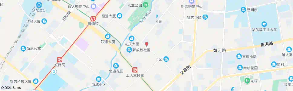 哈尔滨长虹小学_公交站地图_哈尔滨公交_妙搜公交查询2025