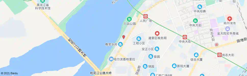 哈尔滨报业大厦_公交站地图_哈尔滨公交_妙搜公交查询2025