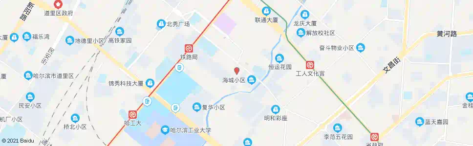 哈尔滨公司街_公交站地图_哈尔滨公交_妙搜公交查询2025