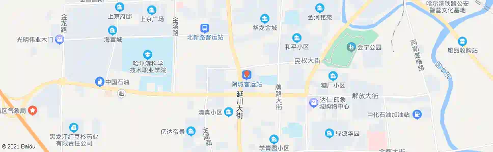 哈尔滨阿城客运站_公交站地图_哈尔滨公交_妙搜公交查询2025