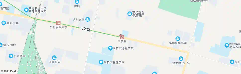 哈尔滨德强学院_公交站地图_哈尔滨公交_妙搜公交查询2025