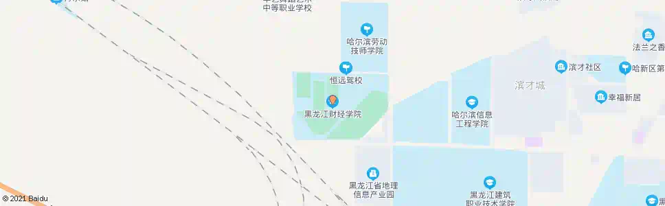 哈尔滨财经学院_公交站地图_哈尔滨公交_妙搜公交查询2025