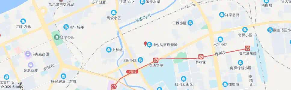 哈尔滨太平北三道街_公交站地图_哈尔滨公交_妙搜公交查询2025