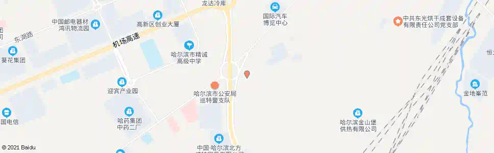 哈尔滨海宁皮革城停车场_公交站地图_哈尔滨公交_妙搜公交查询2025