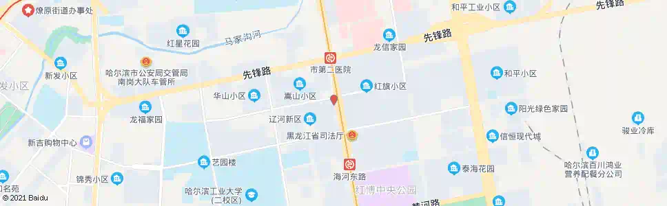 哈尔滨建设银行_公交站地图_哈尔滨公交_妙搜公交查询2025