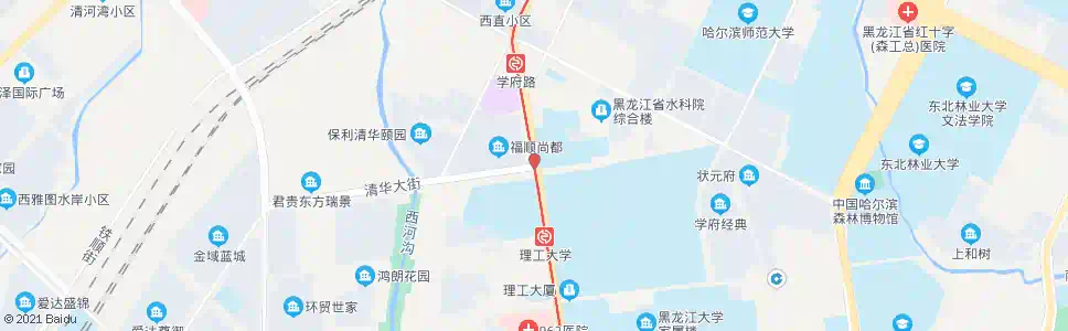 哈尔滨工电路_公交站地图_哈尔滨公交_妙搜公交查询2025