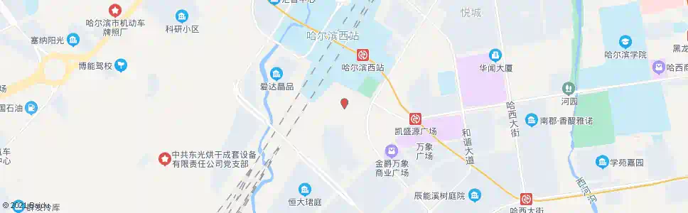 哈尔滨哈西长途客运站_公交站地图_哈尔滨公交_妙搜公交查询2025