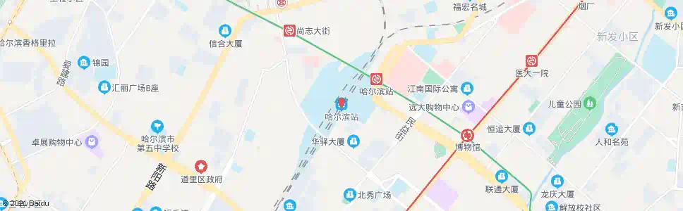 哈尔滨河鼔街_公交站地图_哈尔滨公交_妙搜公交查询2025