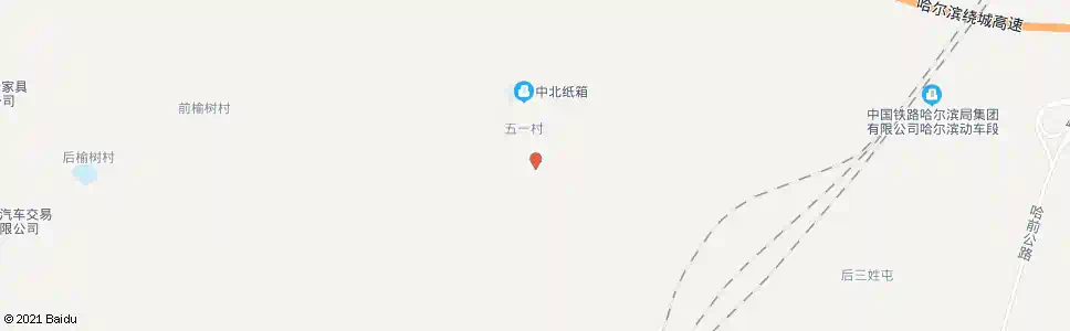 哈尔滨五一村_公交站地图_哈尔滨公交_妙搜公交查询2025