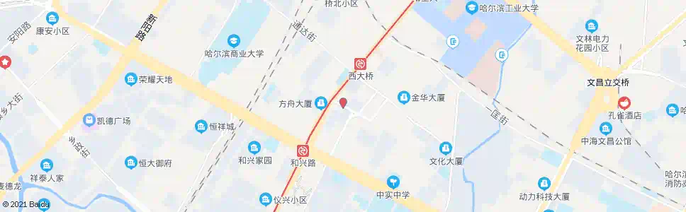 哈尔滨七政街_公交站地图_哈尔滨公交_妙搜公交查询2025