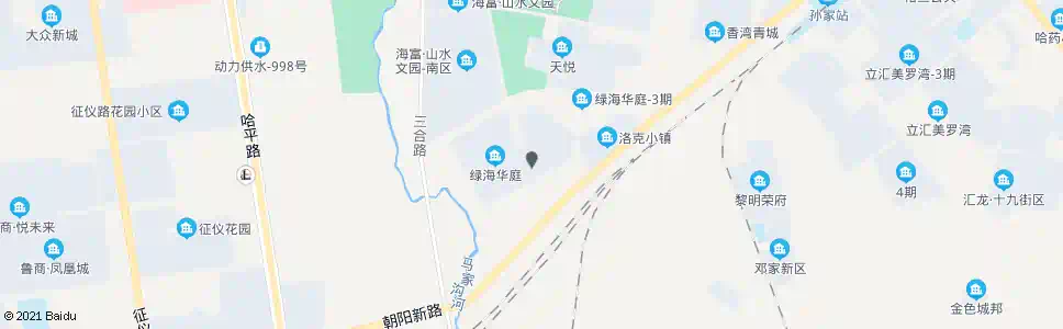 哈尔滨田园小区_公交站地图_哈尔滨公交_妙搜公交查询2025