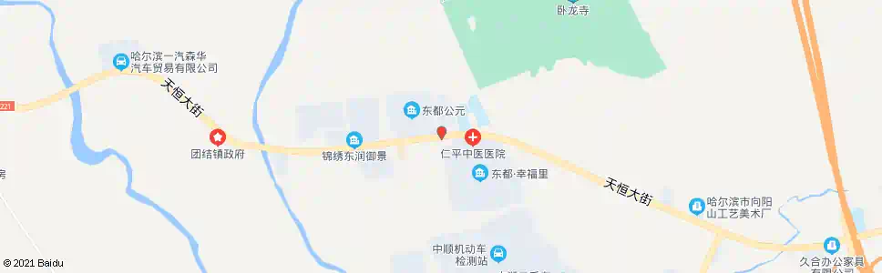 哈尔滨天河小区_公交站地图_哈尔滨公交_妙搜公交查询2025