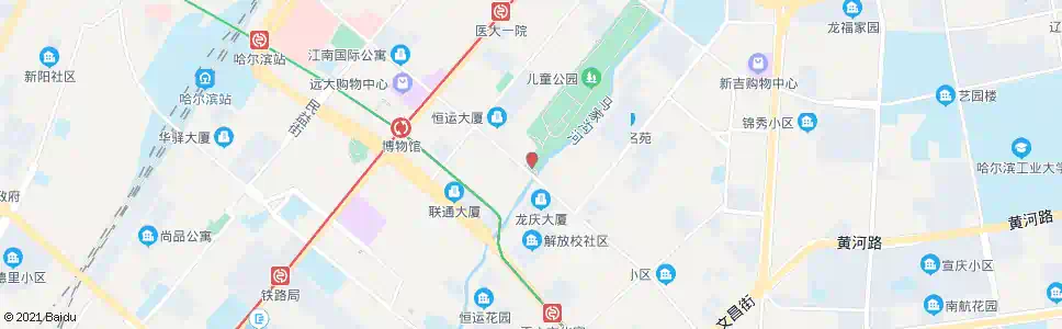 哈尔滨儿童公园南门_公交站地图_哈尔滨公交_妙搜公交查询2025