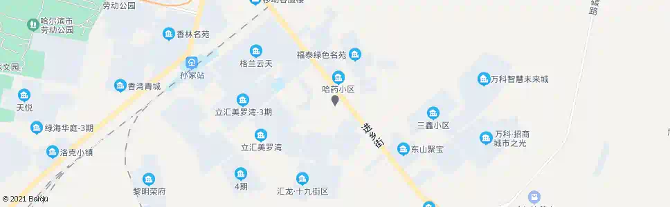 哈尔滨制药二厂_公交站地图_哈尔滨公交_妙搜公交查询2025