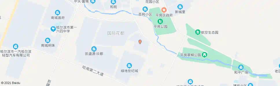 哈尔滨哈南九路(国际花都)_公交站地图_哈尔滨公交_妙搜公交查询2025