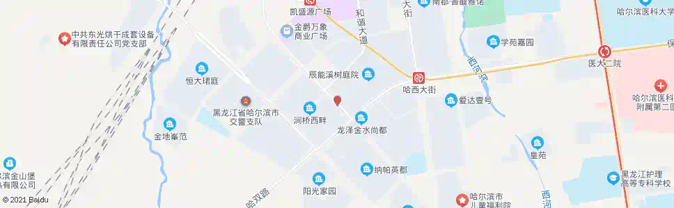 哈尔滨哈尔滨大街复旦街街口_公交站地图_哈尔滨公交_妙搜公交查询2025