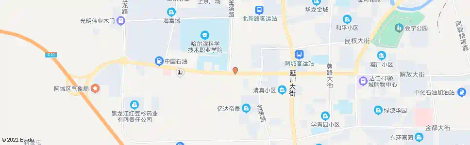 哈尔滨阿城武装部_公交站地图_哈尔滨公交_妙搜公交查询2025
