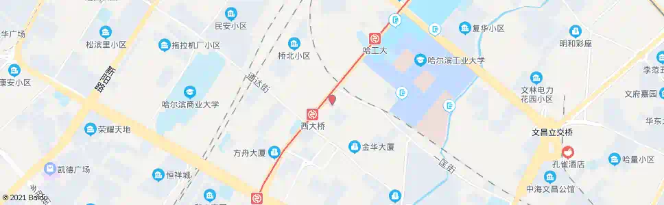 哈尔滨骨伤科医院_公交站地图_哈尔滨公交_妙搜公交查询2025