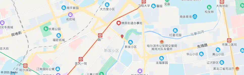 哈尔滨新发五队_公交站地图_哈尔滨公交_妙搜公交查询2025