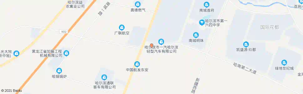 哈尔滨哈轻一汽_公交站地图_哈尔滨公交_妙搜公交查询2025