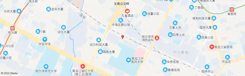 哈尔滨铁路二院_公交站地图_哈尔滨公交_妙搜公交查询2025