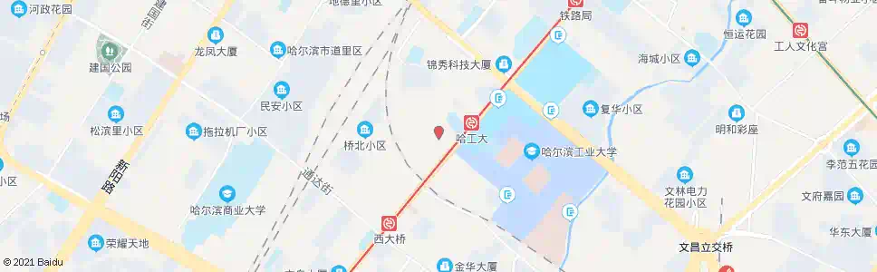 哈尔滨曲线街_公交站地图_哈尔滨公交_妙搜公交查询2025