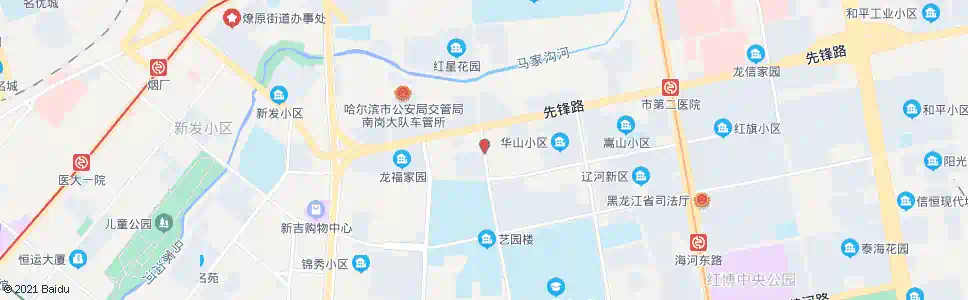 哈尔滨先锋路(华山路路口)_公交站地图_哈尔滨公交_妙搜公交查询2025