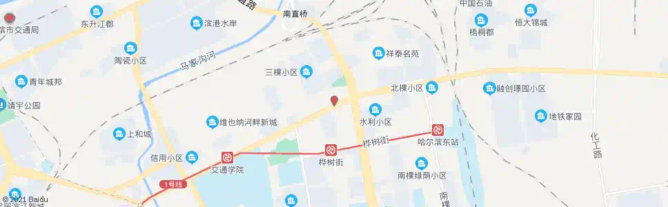 哈尔滨二商店_公交站地图_哈尔滨公交_妙搜公交查询2025
