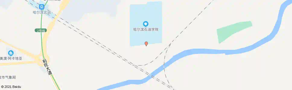 哈尔滨哈尔滨石油学院_公交站地图_哈尔滨公交_妙搜公交查询2025