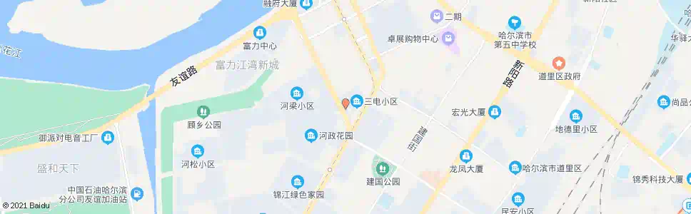 哈尔滨河鼓街_公交站地图_哈尔滨公交_妙搜公交查询2025