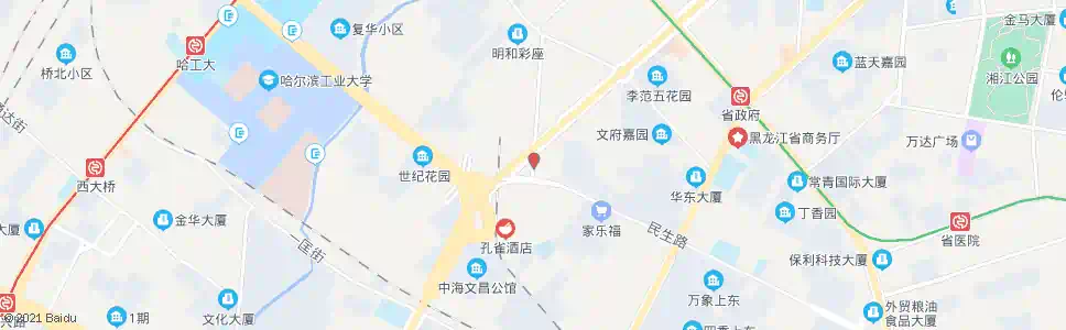 哈尔滨万嘉城商场_公交站地图_哈尔滨公交_妙搜公交查询2025