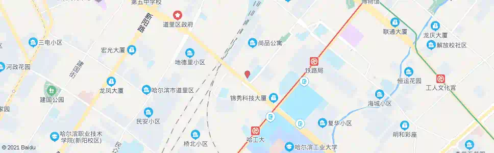哈尔滨下夹树街_公交站地图_哈尔滨公交_妙搜公交查询2025