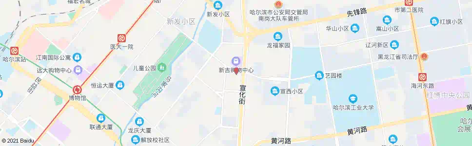 哈尔滨大成街_公交站地图_哈尔滨公交_妙搜公交查询2025