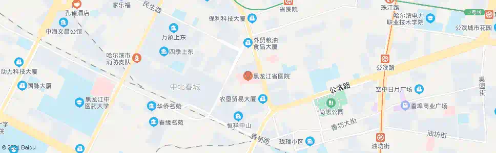 哈尔滨省医院_公交站地图_哈尔滨公交_妙搜公交查询2025
