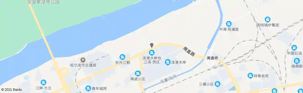 哈尔滨港务局_公交站地图_哈尔滨公交_妙搜公交查询2025