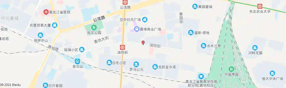哈尔滨油坊街(升永街)_公交站地图_哈尔滨公交_妙搜公交查询2025